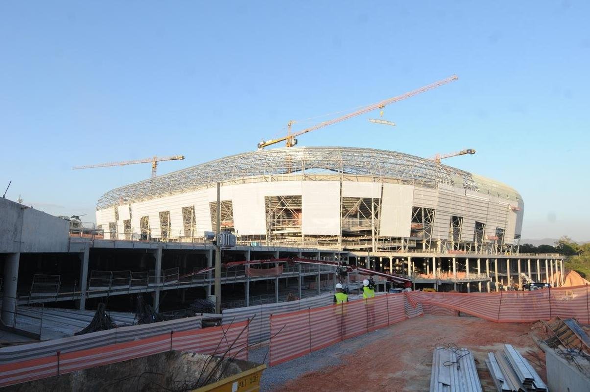 Futuro estdio do Galo, Aena MRV est com 60% das obras concludas