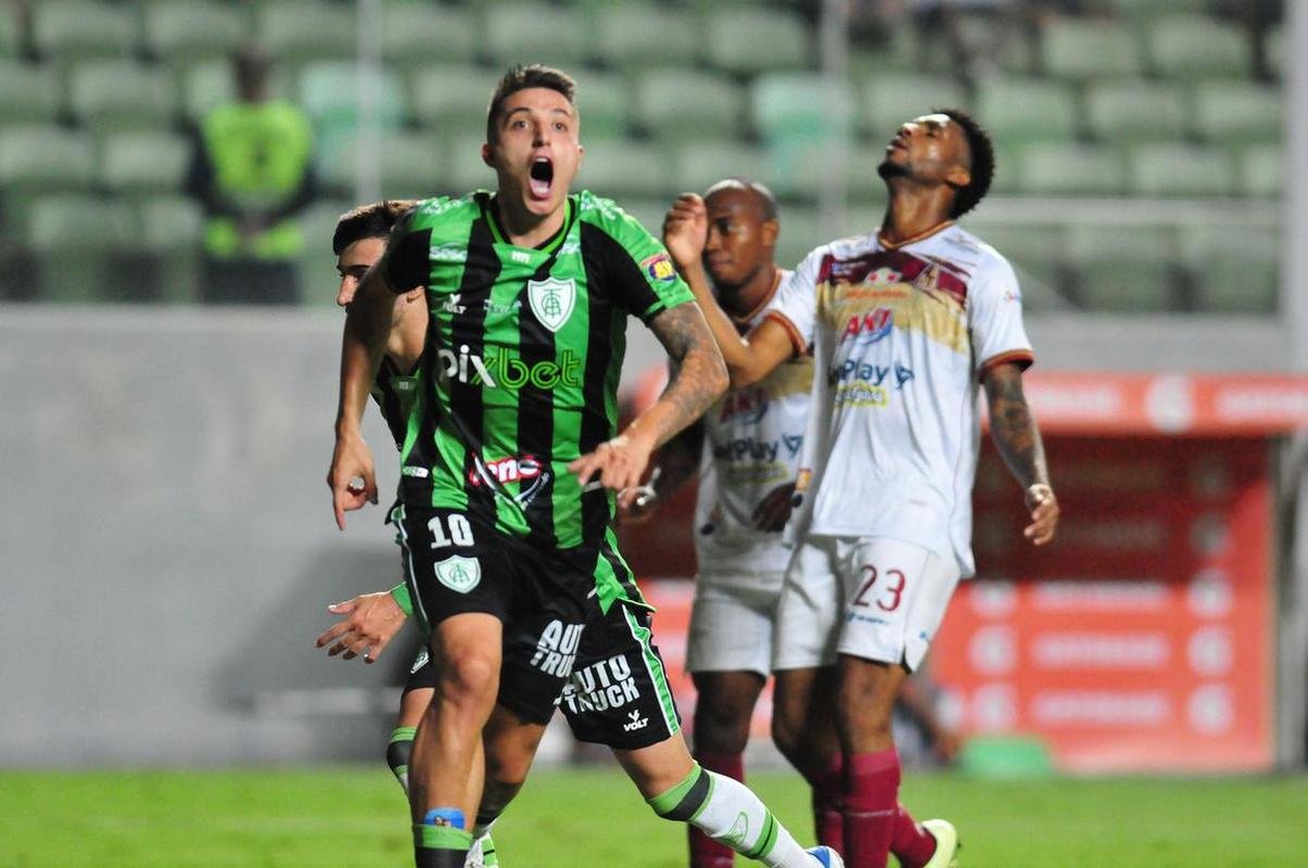 Fotos do jogo entre Amrica e Tolima, no Independncia, em Belo Horizonte, pela terceira rodada do Grupo D da Copa Libertadores 2022