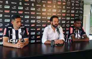 Danilo Barcelos e Felipe Santana foram apresentados nesta tera-feira na Cidade do Galo