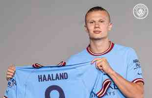 Manchester City contratou o atacante Erling Haaland