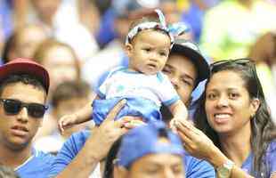 Torcedores do Cruzeiro compareceram em grande nmero ao Mineiro na semifinal contra o Tupi