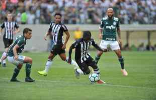 Imagens do jogo entre Atltico e Palmeiras