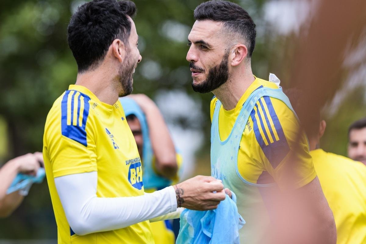 Fotos do treino do Cruzeiro deste domingo (31/10) na Toca II