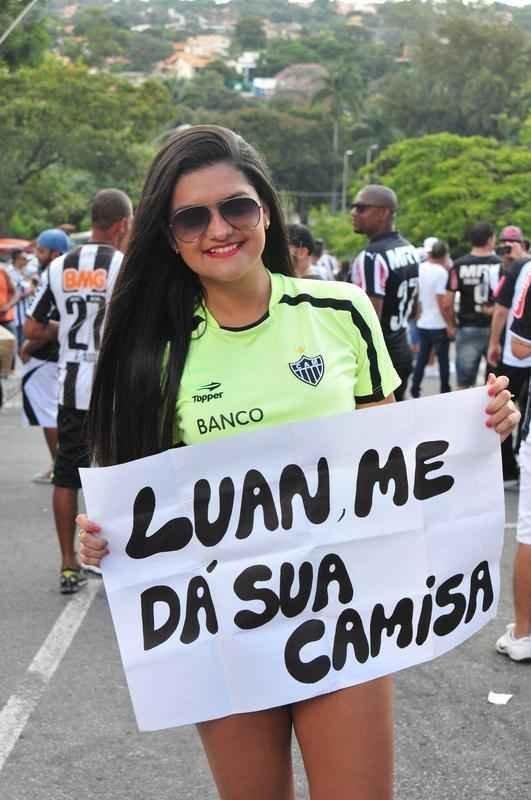 Torcida do Atltico no clssico contra o Cruzeiro, no Mineiro, pela 10 rodada do Estadual