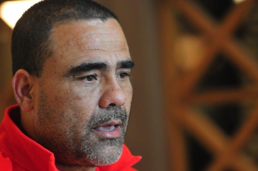 Grupo do Deportivo Lara conversou com a imprensa nesta tera