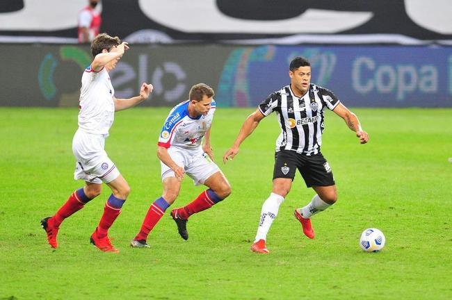 Imagens do confronto entre Atltico e Bahia, vlido pelas oitavas de final da Copa do Brasil 2021