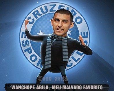 Ramón Ábila caiu nas graças da torcida do Cruzeiro em pouco tempo