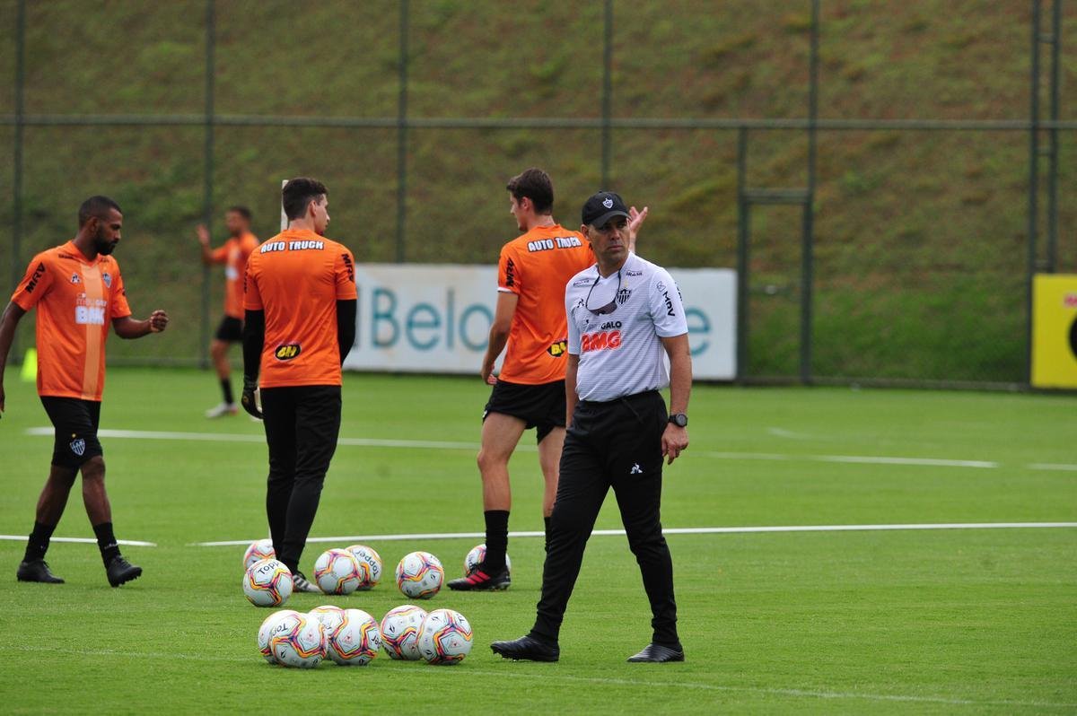 Fotos do primeiro treino do Atltico em 2020. Foi a primeira atividade comandada pelo venezuelano Rafael Dudamel