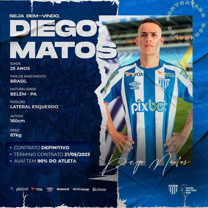 Diego Matos, lateral-esquerdo (Ava)