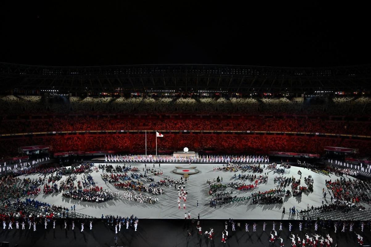 Fotos da Cerimnia de Abertura dos Jogos Paralmpicos de Tquio
