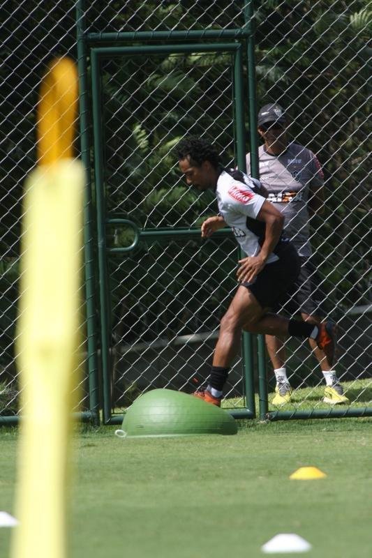 Imagens do treino do Atltico