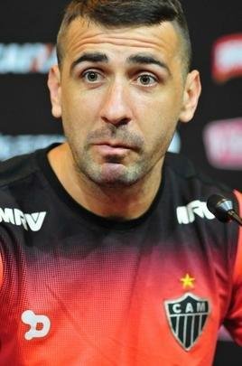 Lucas Pratto participou da entrevista coletiva