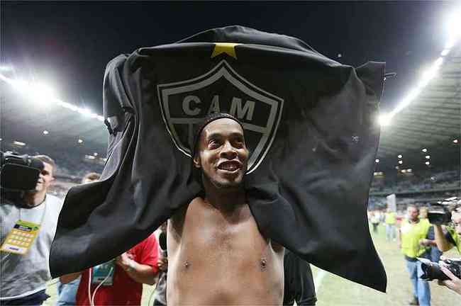 Ronaldinho Gacho ter mesmo partida de despedida com a camisa do Galo em Belo Horizonte