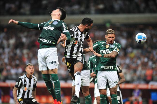 Fotos do jogo de ida das quartas de final da Copa Libertadores, entre Atltico e Palmeiras, no Mineiro