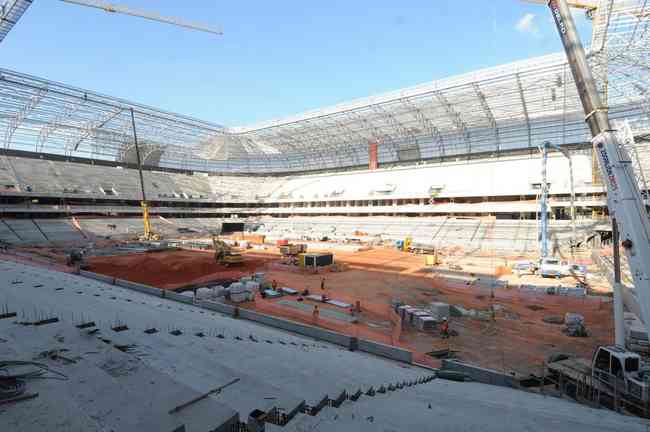 Futuro estádio do Galo, Arena MRV está com 60% das obras concluídas