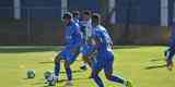 Imagens do treino do Cruzeiro na ltima atividade em Belo Horizonte antes da viagem ao Rio de Janeiro, para a final da Copa do Brasil contra o Flamengo, quinta-feira (7), no Maracan