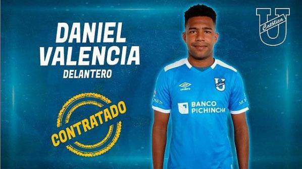 Daniel Valencia, meio-campista (Universidad Católica, do Equador)