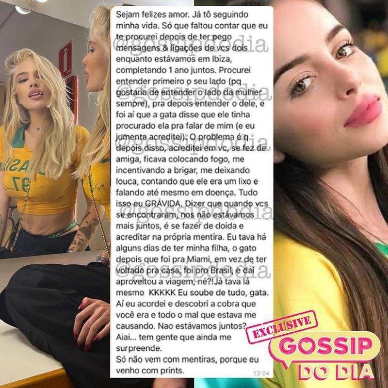 Karoline Lima se pronuncia aps Tiffany Alvares se dizer inocente das acusaes