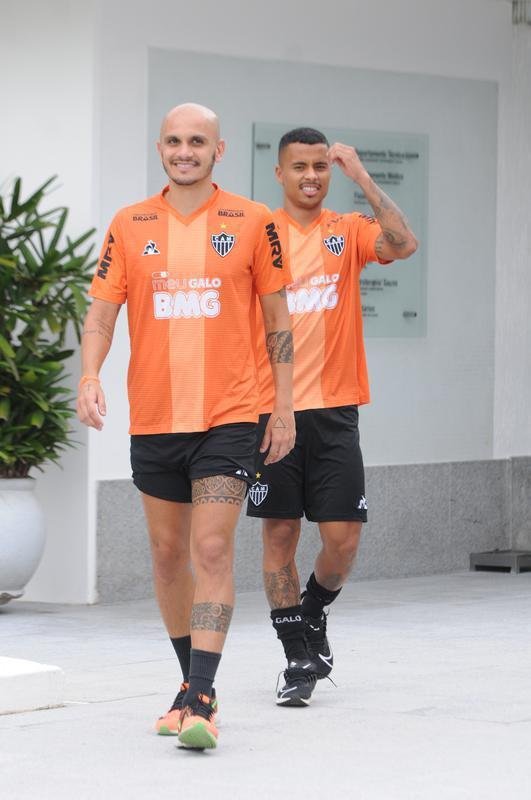 Fotos do Atltico nesta quinta-feira, na Cidade do Galo