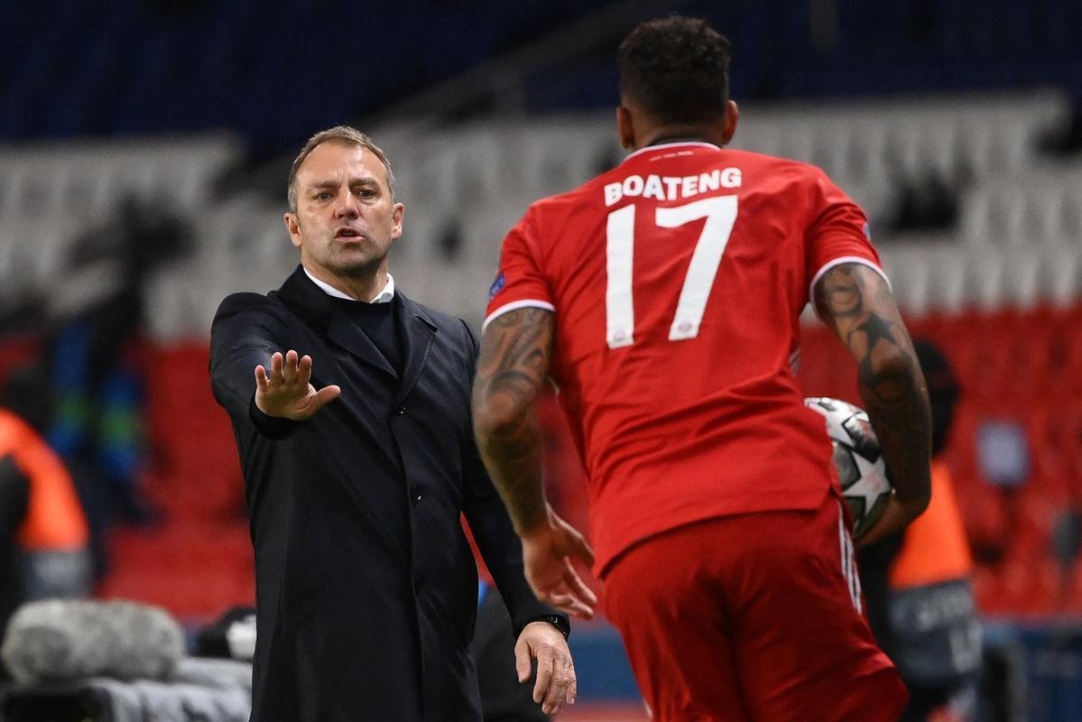Fotos do duelo entre PSG e Bayern de Munique, em Paris, pela volta das quartas de final da Liga dos Campees da Europa.