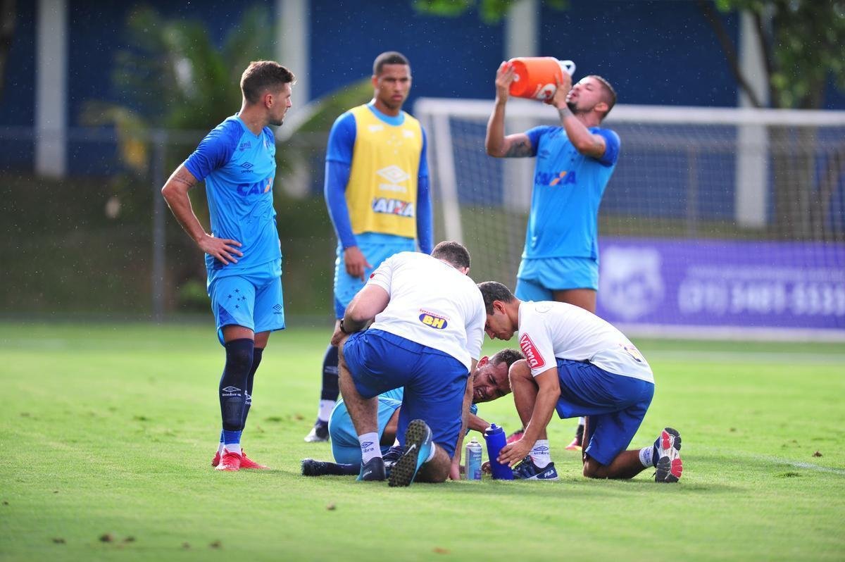 Fotos do treino do Cruzeiro desta quarta-feira (31/1), na Toca II (Ramon Lisboa/EM D.A Press)