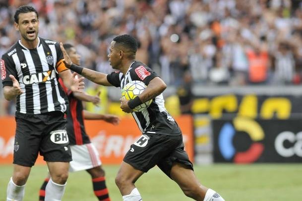 Fotos do jogo entre Atltico e Flamengo no Mineiro