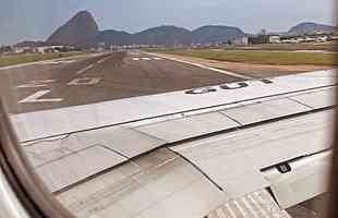 Igor Rabello publicou foto em avio, provavelmente embarcando para Belo Horizonte.