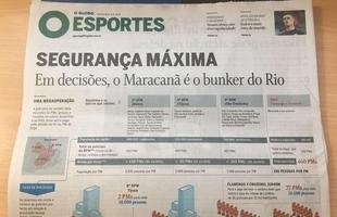 Manchetes dos jornais cariocas destacam o jogo entre Flamengo e Cruzeiro
