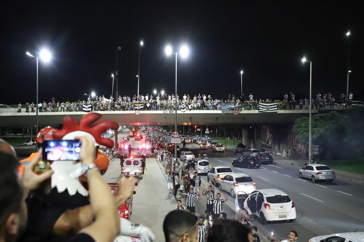 Bastidores da festa do Atlético em comemoração ao título brasileiro