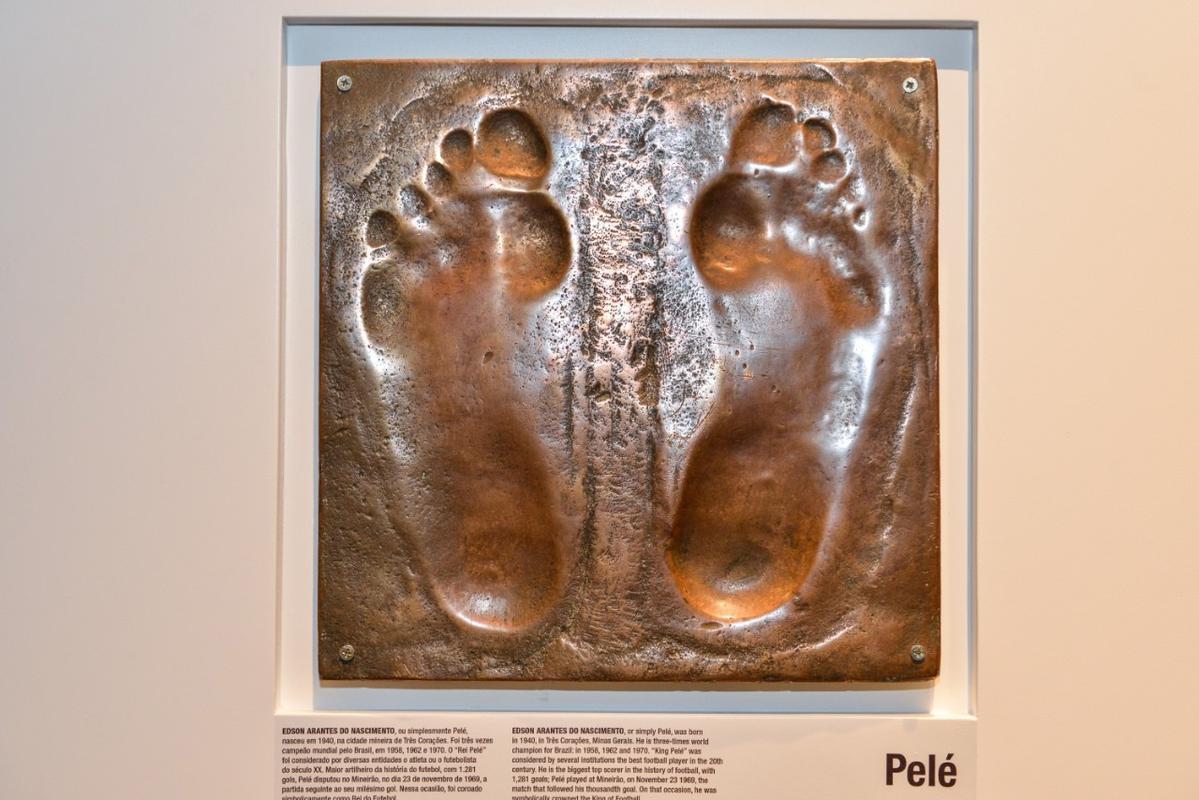 Pel j havia colocado seus ps na Calada da Fama do Mineiro em 1969