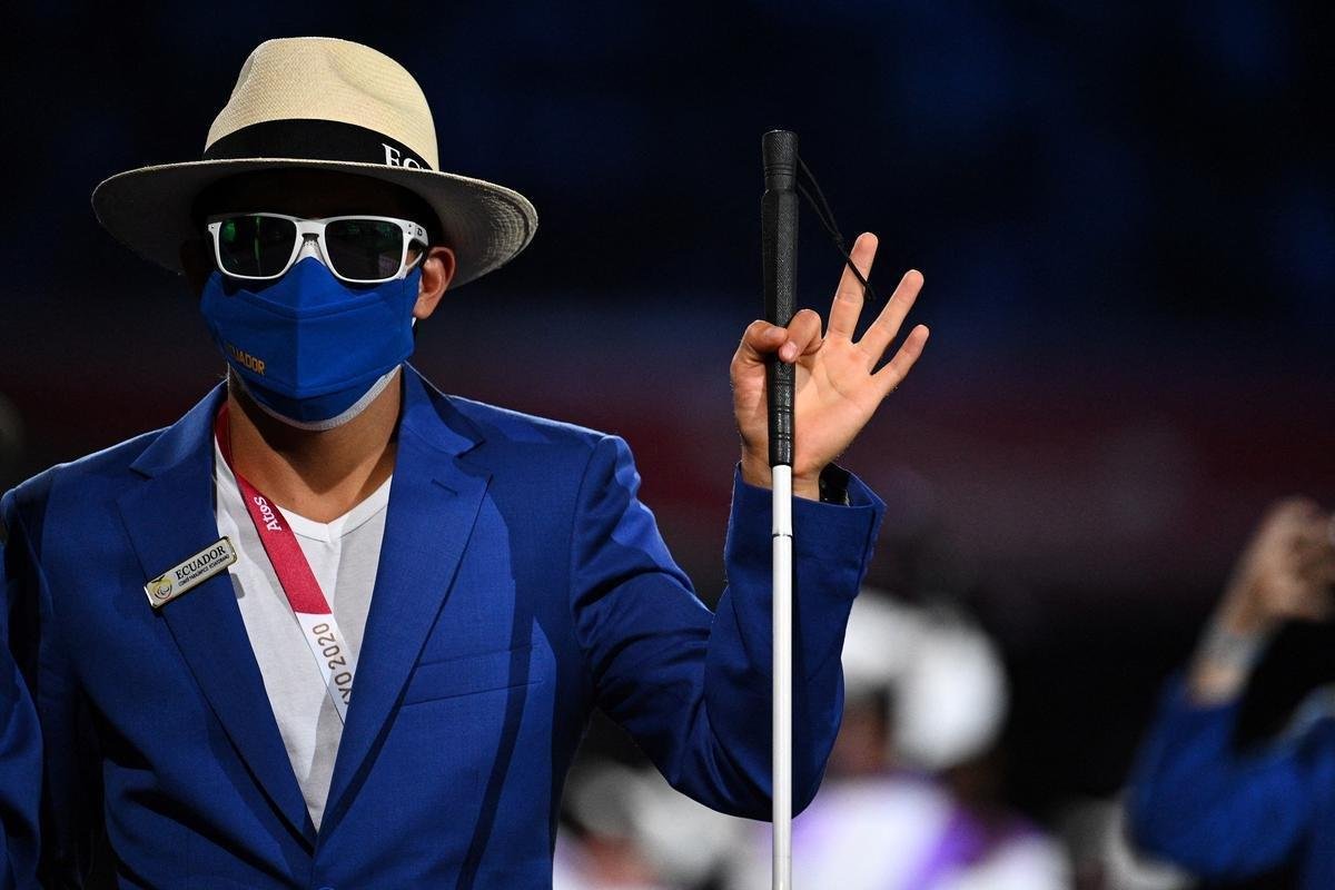 Fotos da Cerimnia de Abertura dos Jogos Paralmpicos de Tquio