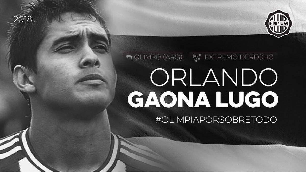 Gaona Lugo - atacante se transferiu do Olimpo para o Olimpia