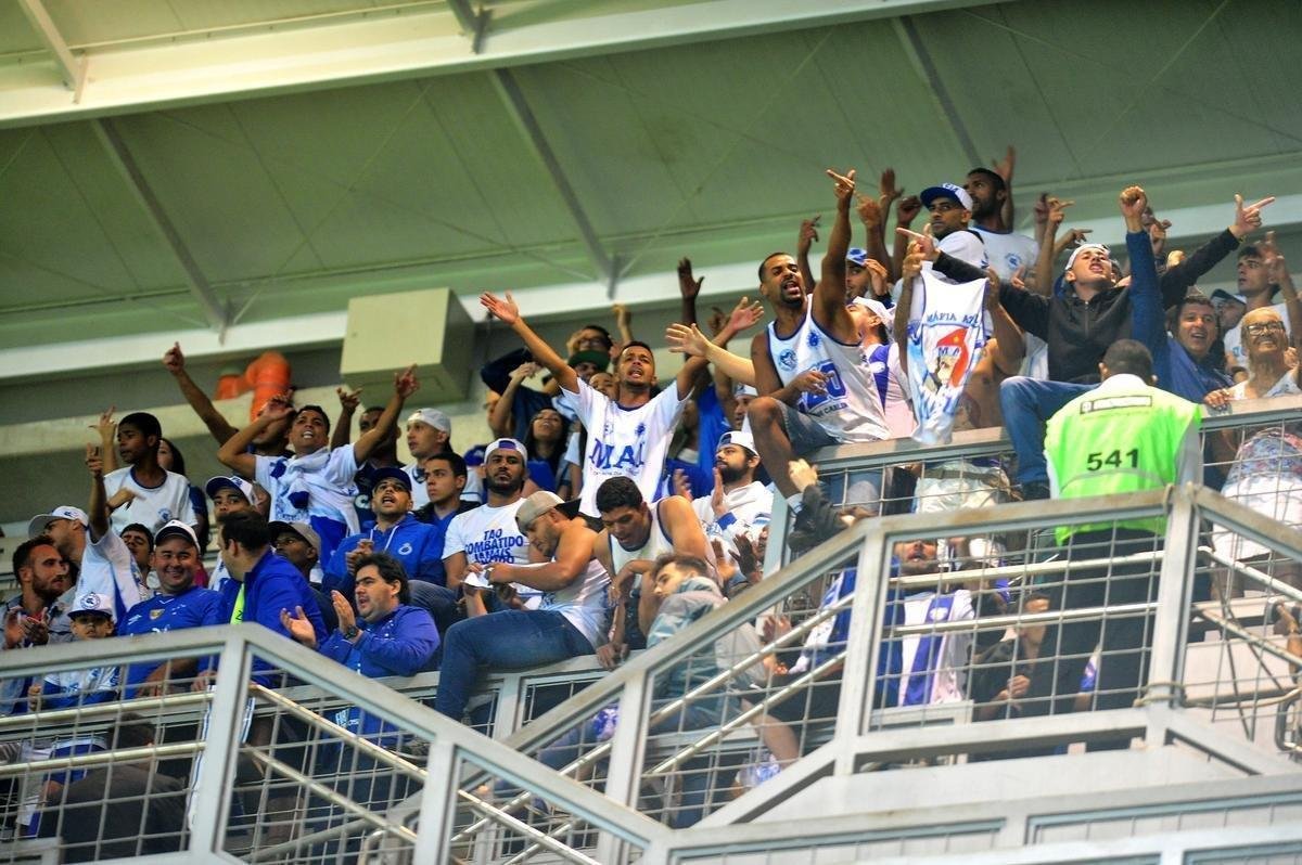 Torcida do Cruzeiro compareceu ao Independncia
