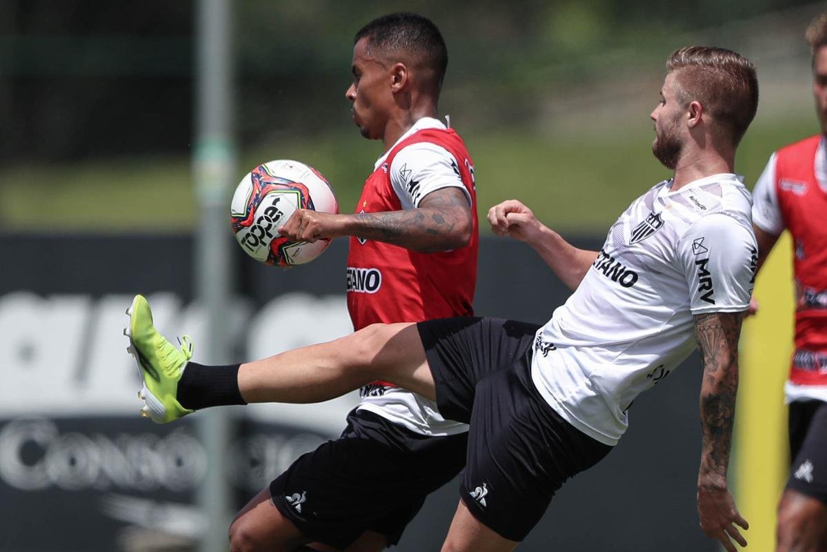 Treino do Atltico em 15/3/2021, na Cidade do Galo