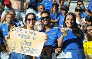 Cruzeiro x Bahia: fotos da torcida da Raposa no Mineirão