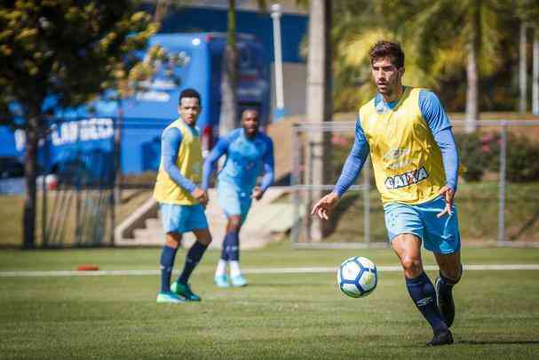 Cruzeiro realizou atividade de preparao para amistoso contra o Corinthians, nesta quarta