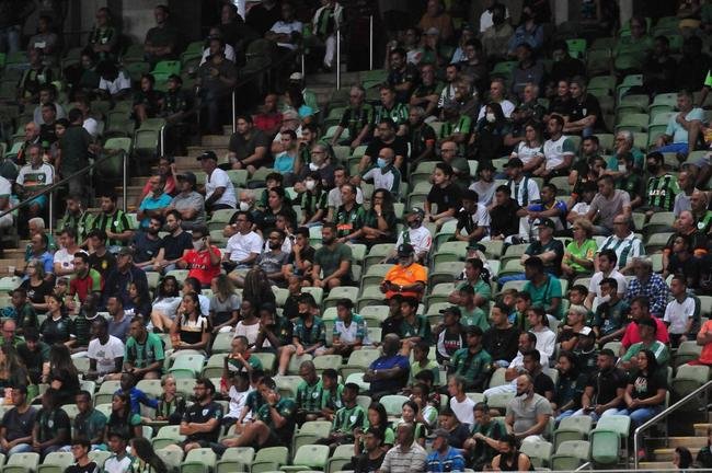 Fotos da torcida do Amrica na derrota por 3 a 2 para o Tolima, no Independncia, pelo Grupo D da Copa Libertadores