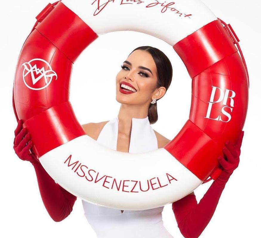 Fotos de Amanda Dudamel, filha de ex-treinador do Atltico, vencedora do Miss Venezuela