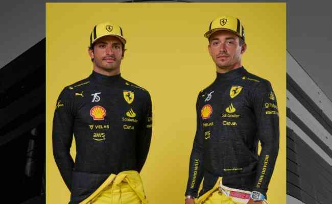 Novos uniformes dos pilotos para fim de semana em Monza