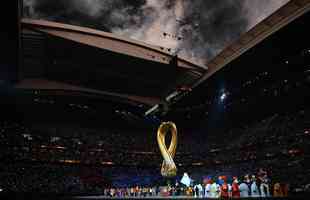 Fotos da cerimnia de abertura da Copa do Mundo do Catar, no Estdio Al Bayt, na cidade de Al Khor