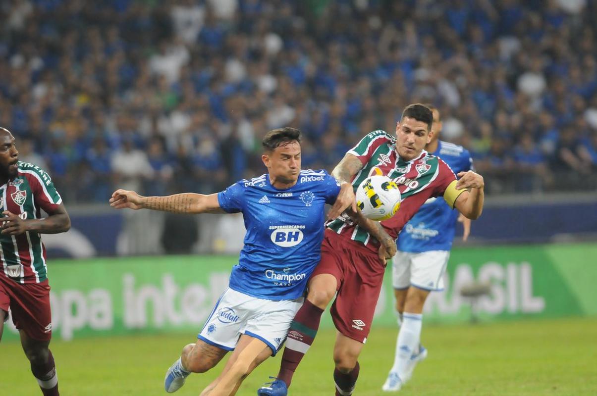 Fotos do jogo de volta das oitavas de final da Copa do Brasil, no Mineiro, entre Cruzeiro e Fluminense (Juarez Rodrigues/EM/DAPress)