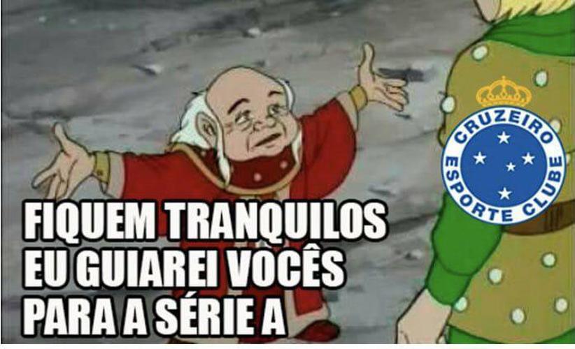 Memes da eliminação do Cruzeiro na Copa do Brasil