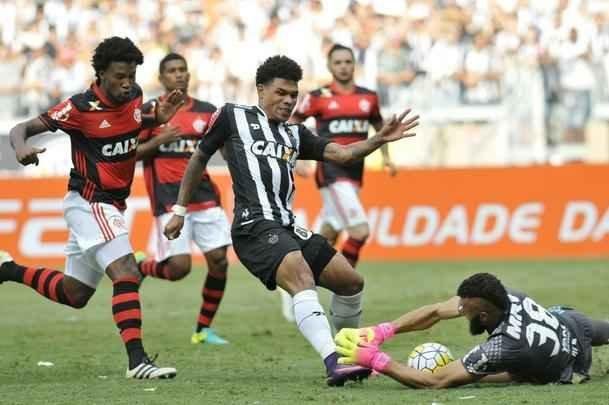 Fotos do jogo entre Atltico e Flamengo no Mineiro