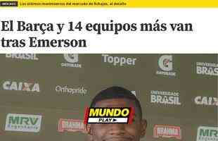 Segundo o jornal espanhol Mundo Deportivo, 14 clubes europeus esto interessados no lateral-direito Emerson