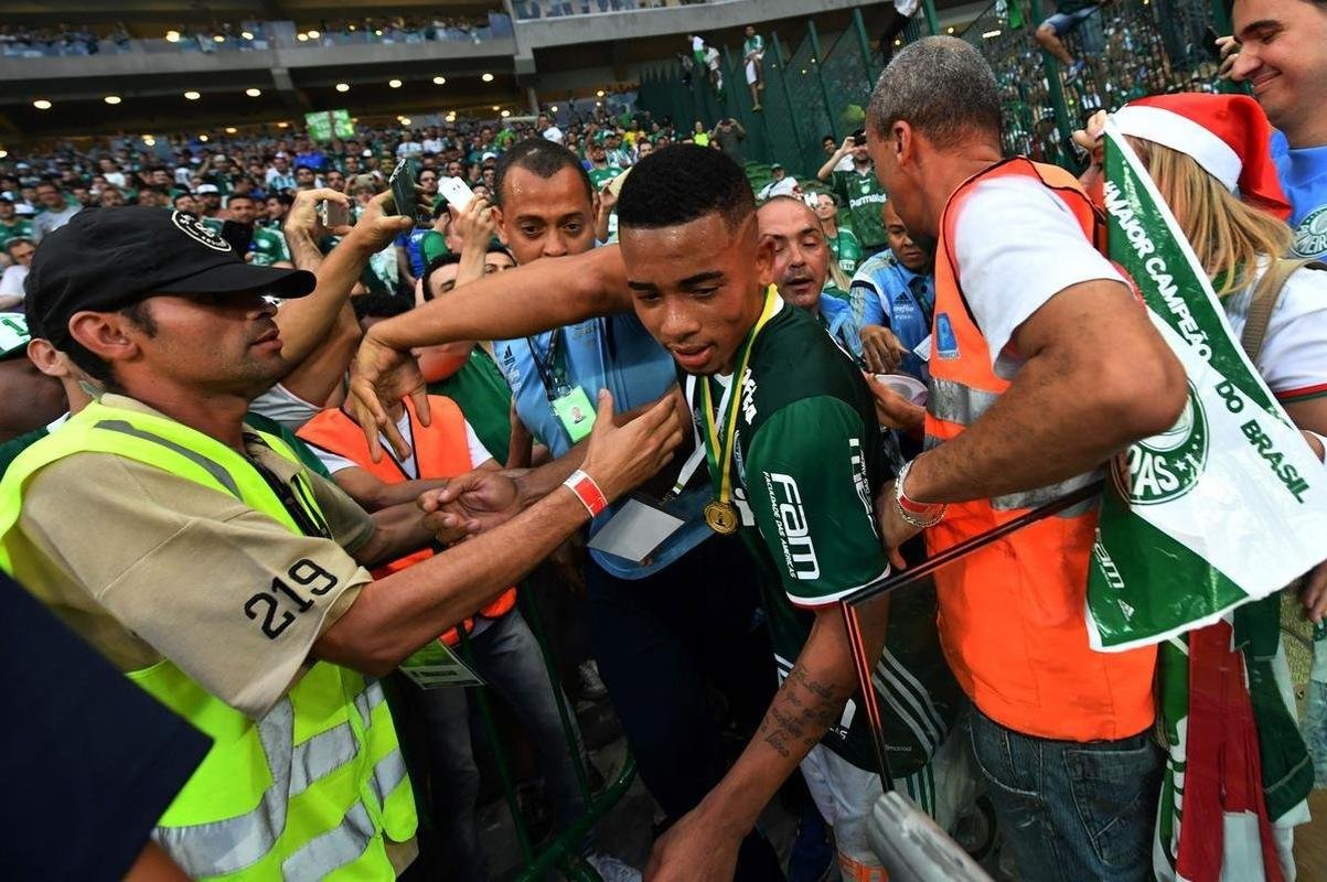 Palmeiras vence Chapecoense no Allianz Parque e conquista nono ttulo brasileiro. Dudu ergueu a taa