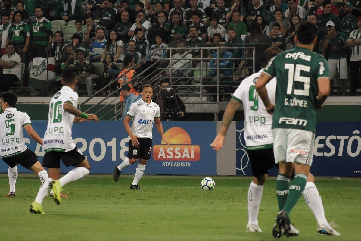 Amrica foi goleado pelo Palmeiras por 4 a 0 no Allianz Parque, mas ainda est vivo na luta contra a queda