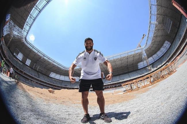 Na manh deste sbado (24/9), jogadores, comisso tcnica e diretoria do Atltico visitaram as obras da Arena MRV, futura casa do Galo.