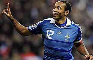 Frana: Thierry Henry - 51 gols em 123 jogos