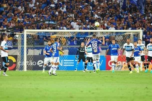 Imagens de Cruzeiro x Grmio, no Mineiro, pelas semifinais da Copa do Brasil