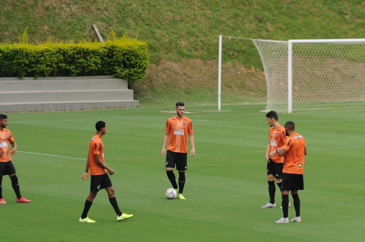 Fotos do Atltico nesta quinta-feira, na Cidade do Galo